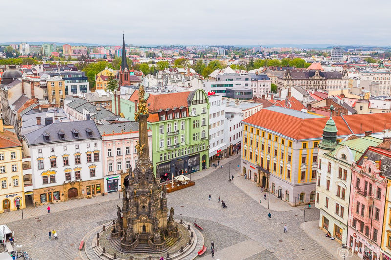 Nejsvětější Trojice Památka v Olomouci, česká Republika