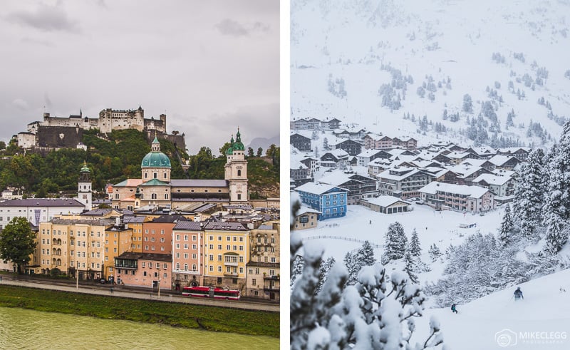 Salzburg and Obertauern in Austria
