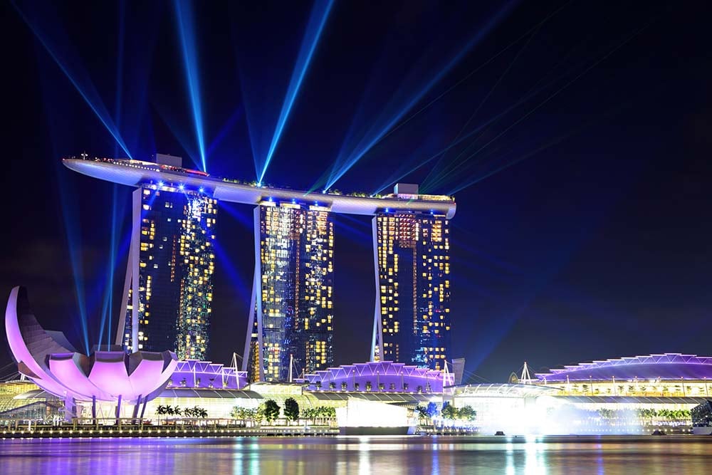 Singapore laser show