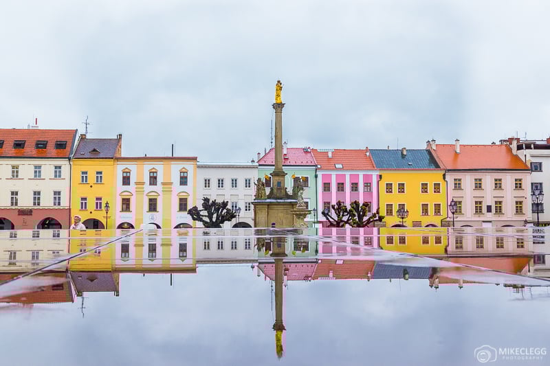 the main square in Kromeriz, Czech Republic