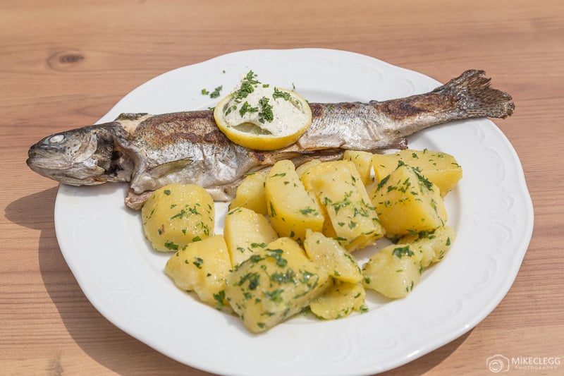 Food at Gasthof Grüner See