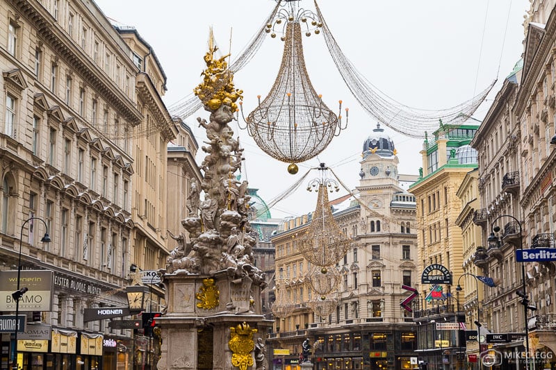 Graben in Vienna, Winter