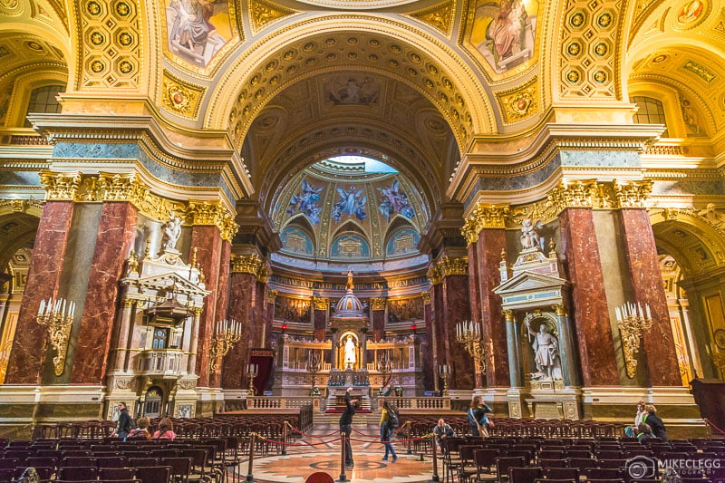 St. Stephen's Basilica interior, Budapest
