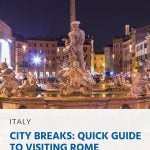 Pinterest - City Breaks_ Quick Guide to Visiting Rome