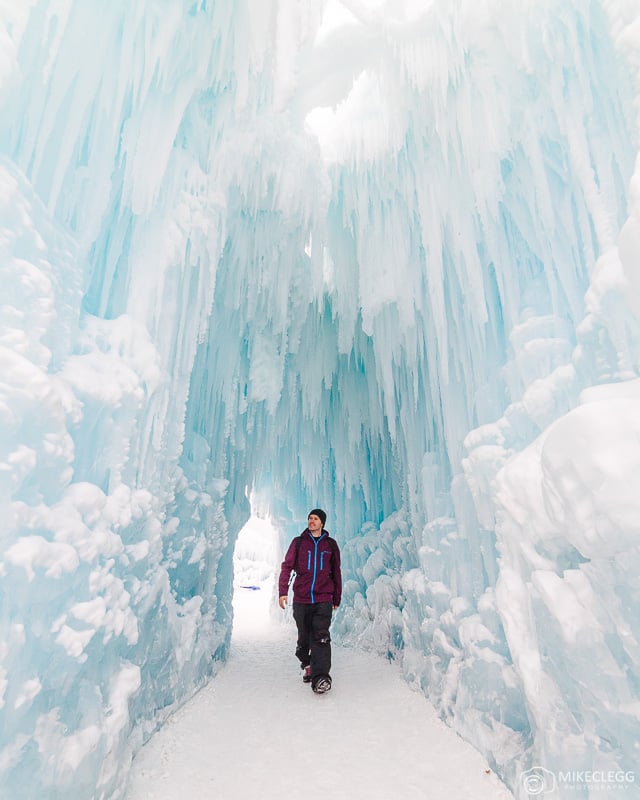 Exploring the Ice Castles in Edmonton Alberta