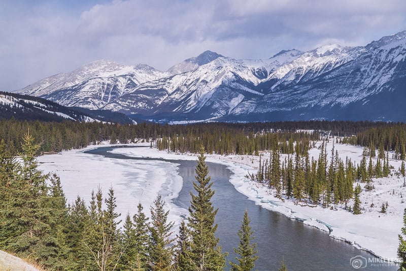 Landscapes in Jasper National Park, Alberta