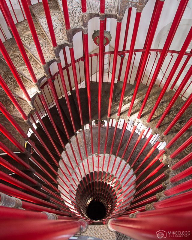 Ljubljana Castle Red Spiral Staircase