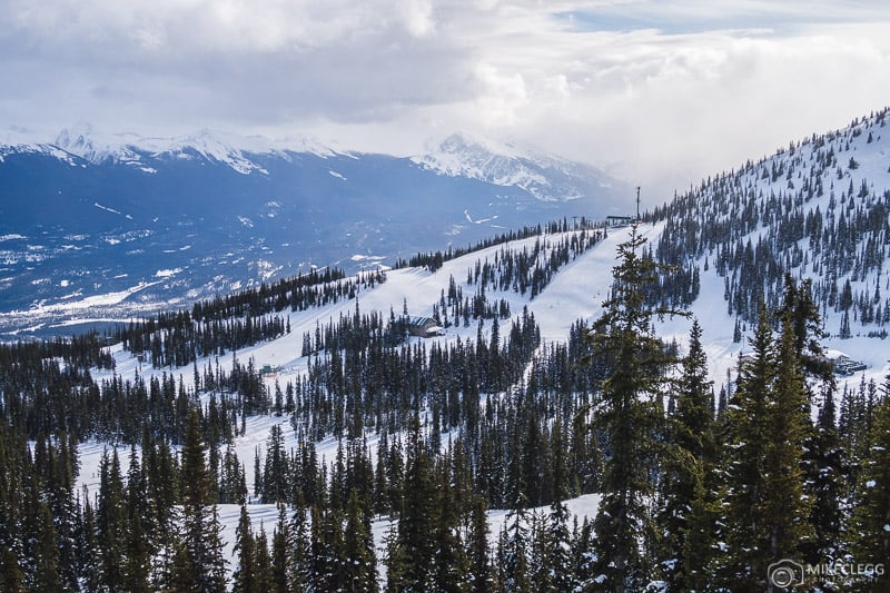 Scenic views at Marmot Basin Ski Resort