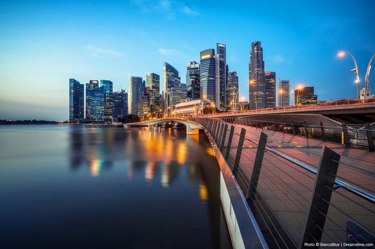 Singapore business district