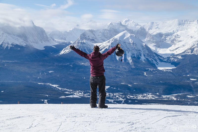 Spectacular views at Lake Louise Ski Resort