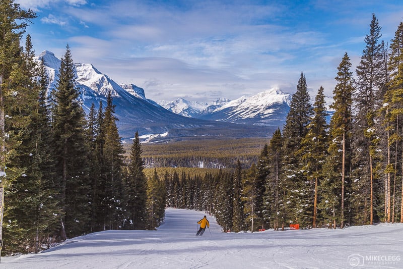 Tree runs at Lake Louise Ski Resort, Canada