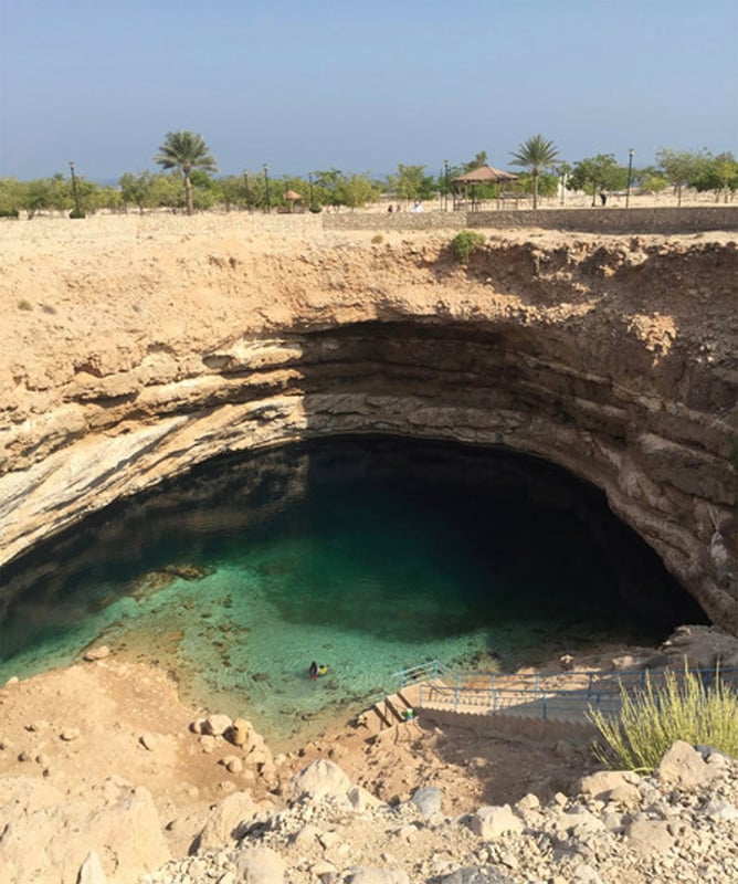 Bimmah Sinkhole Oman - ©Image courtesy of gadventures