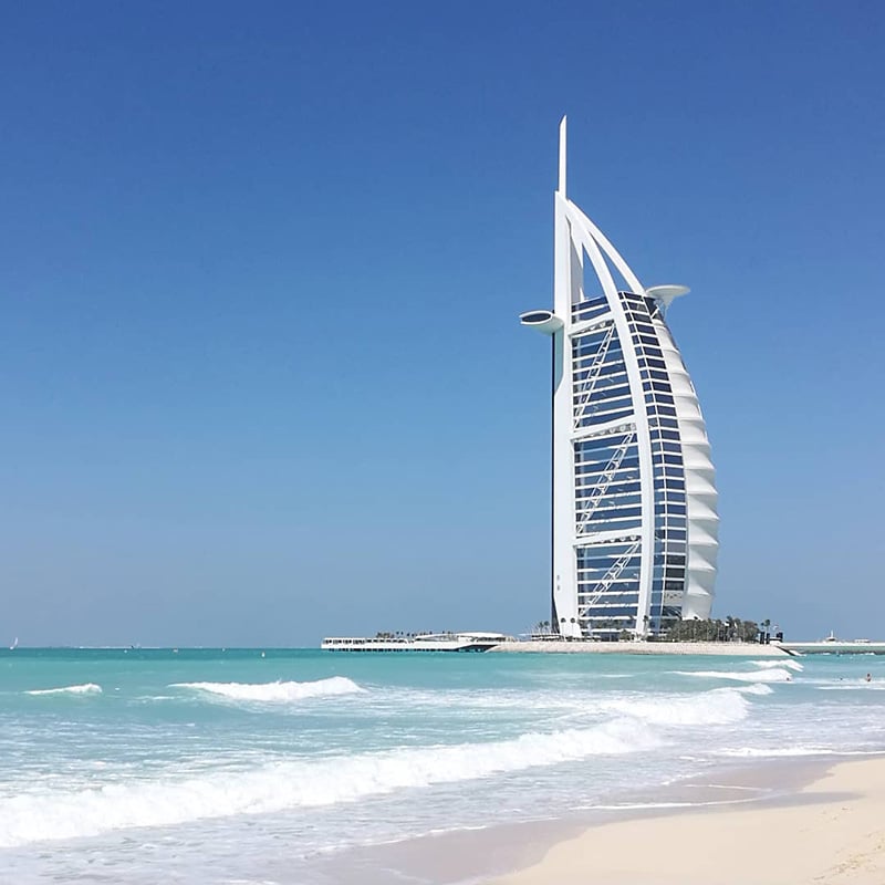 Burj Al Arab, Dubai - Image by @tireless_traveler