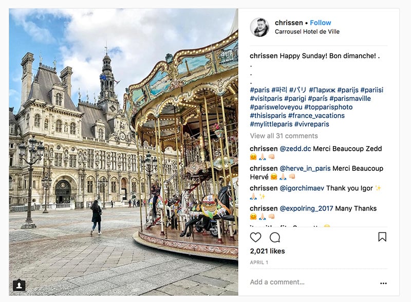 Hôtel de Ville via @chrissen on Instagram