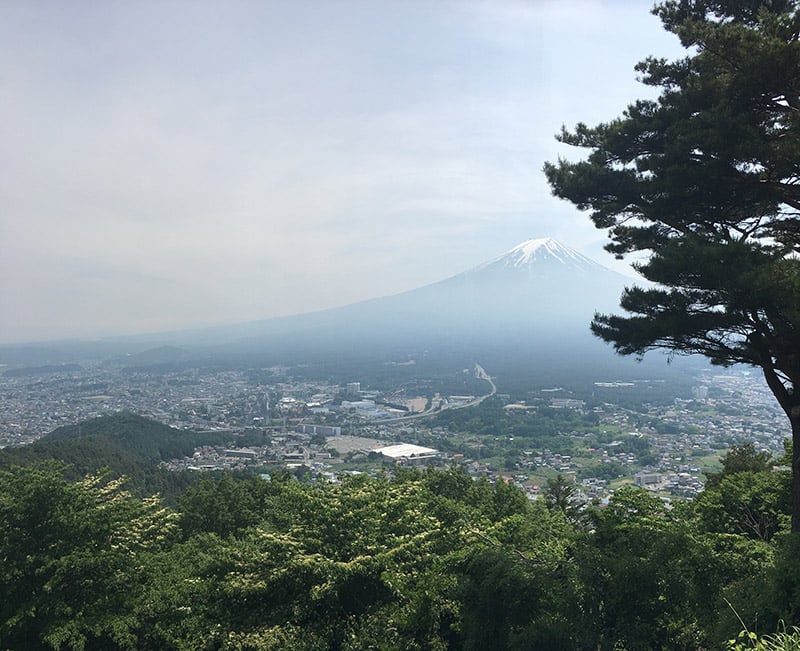 Mount Fuji and landscape in Japan