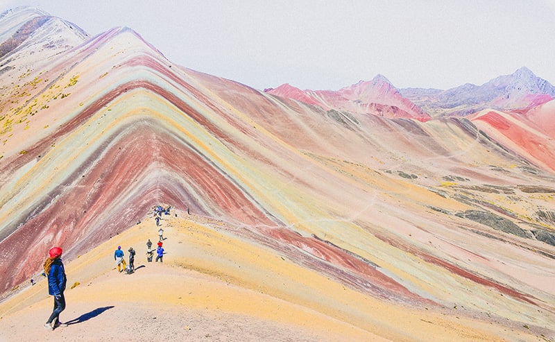 Rainbow Mountain Peru - Photo by Johnson Wang on CC0 (Unsplash)