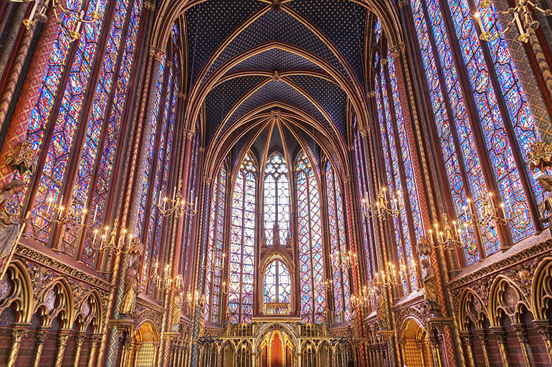 Sainte-Chapelle Interior - CC0 (Pixabay)