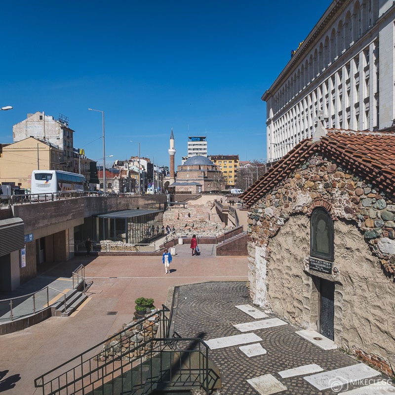 Serdica Ruins towards Banya Bashi