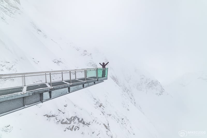 Viewing platform at the Gipfelwelt 3000 National Park Gallery