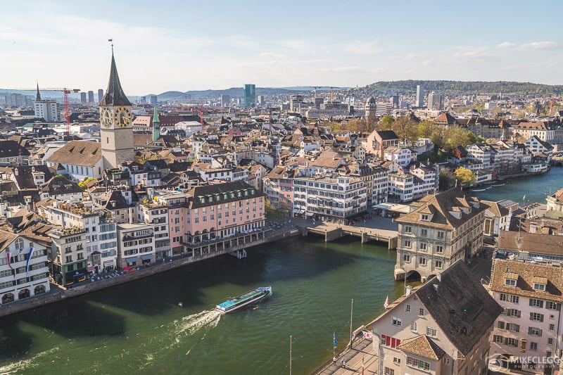 Views from Grossmünster, Zurich