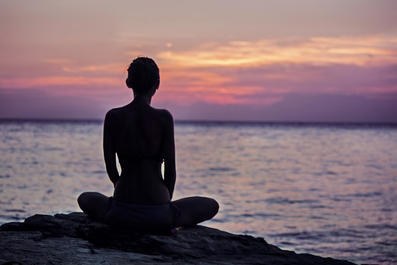 Meditation outside - CC0 (Pixabay)