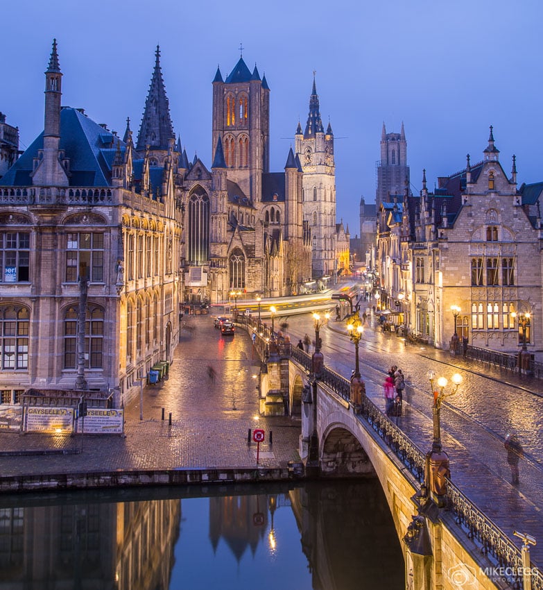 Views of Ghent from Hostel Uppelink