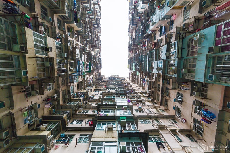 Yick Fat building in Hong Kong during the day