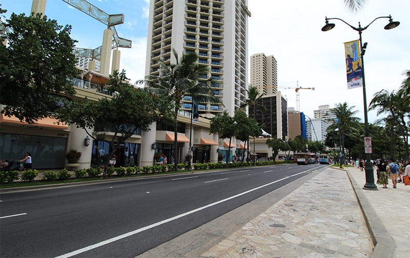 Kalakaua Avenue, Hawaii