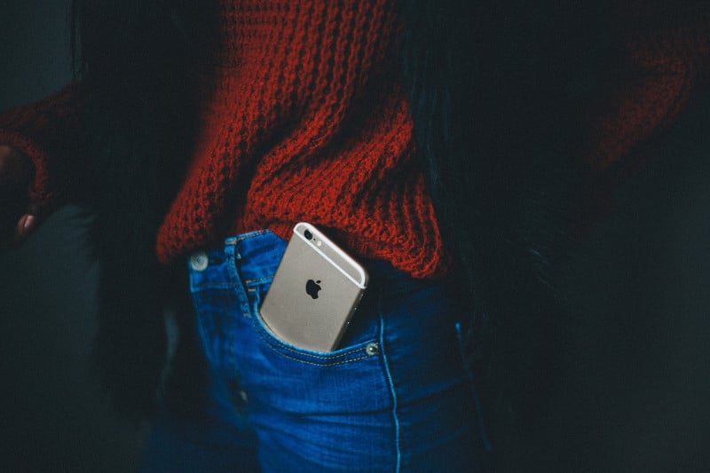 Smartphone in backpocket - mikaela-shannon- via-unsplash