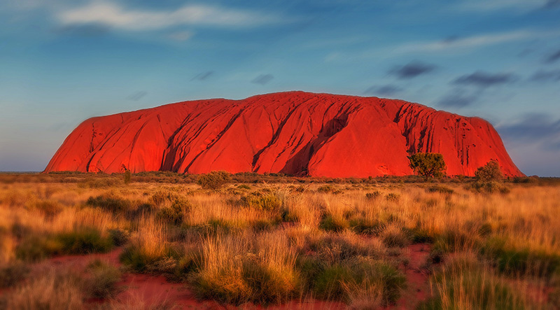 Uluru at sunset - Australia