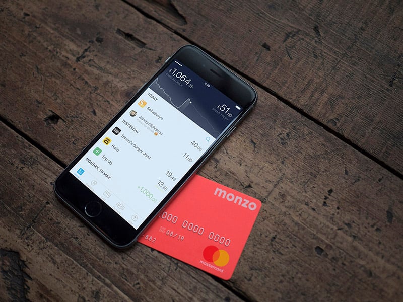 Monzo card and phone