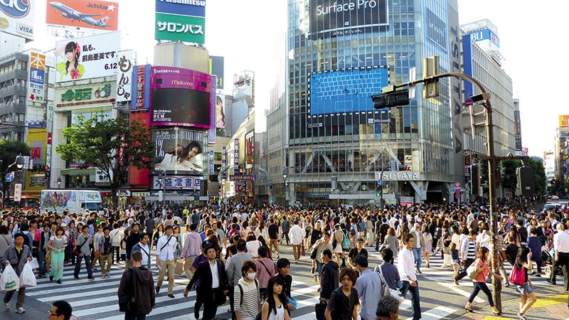 Shibuya Crossing, Tokyo, Japan