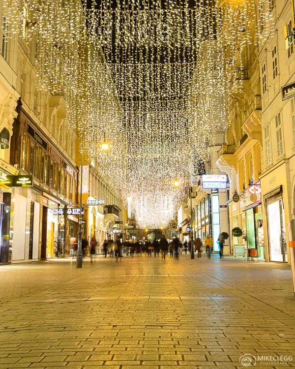 Kohlmarkt at Christmas