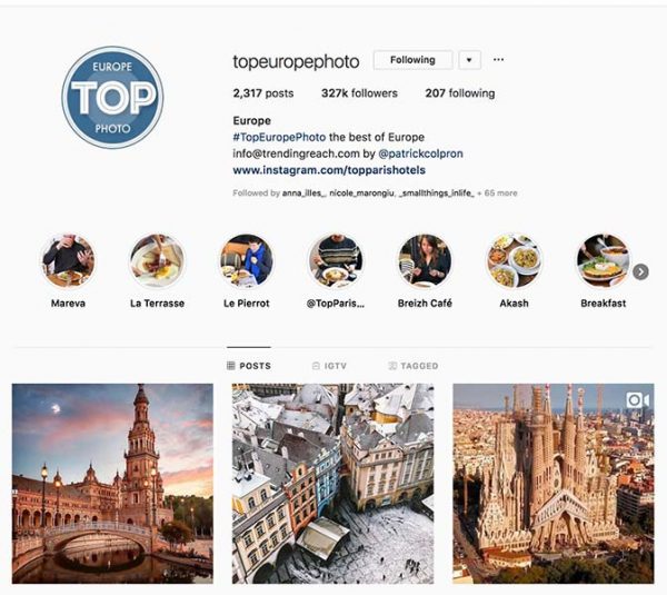 The Best Travel Hubs/Feature Accounts to Follow on Instagram TAD