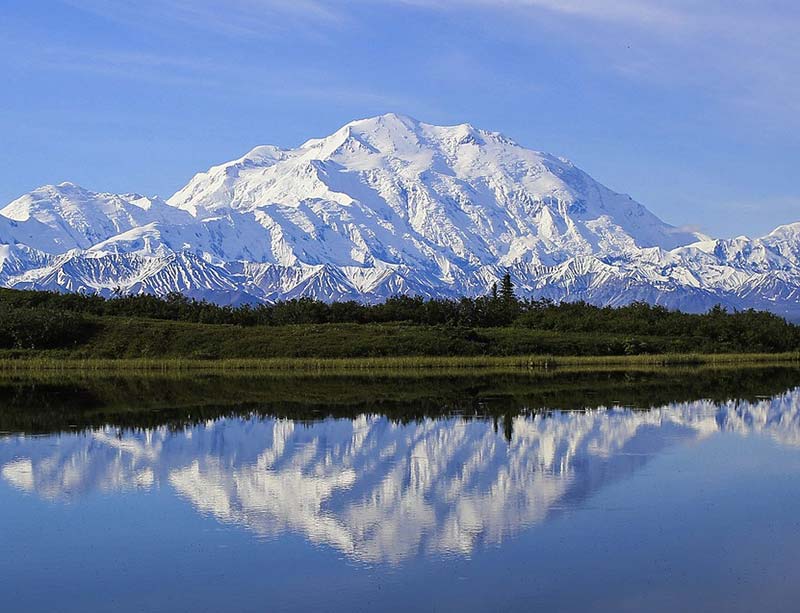 Denali mountain in Alaska