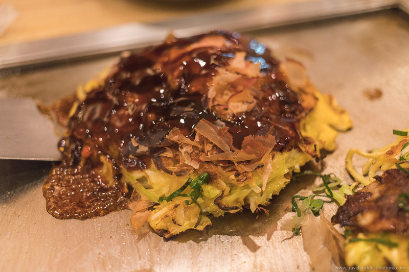 Okonomiyaki dish