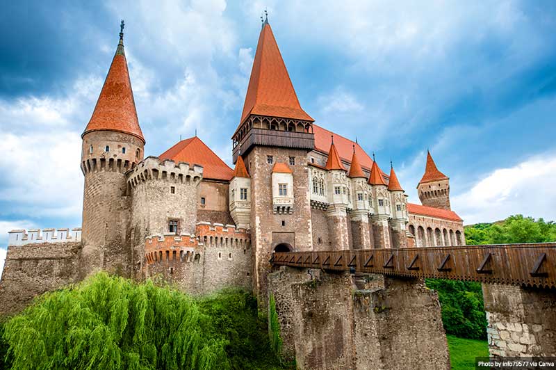 Corvin Castle in Romania