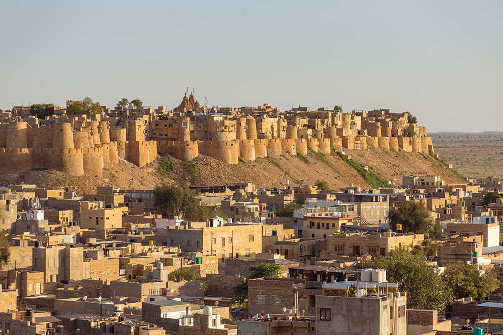 Jaisalmer fort and city