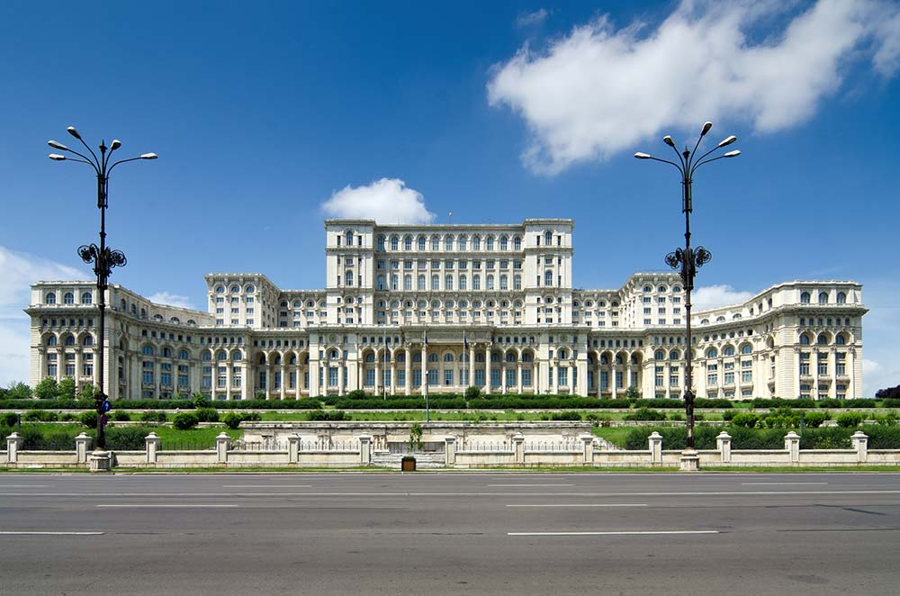 Romanian Parliament in Bucharest