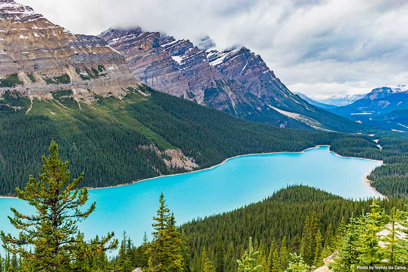 Beautiful Places in Canada - Peyto Lake, Banff