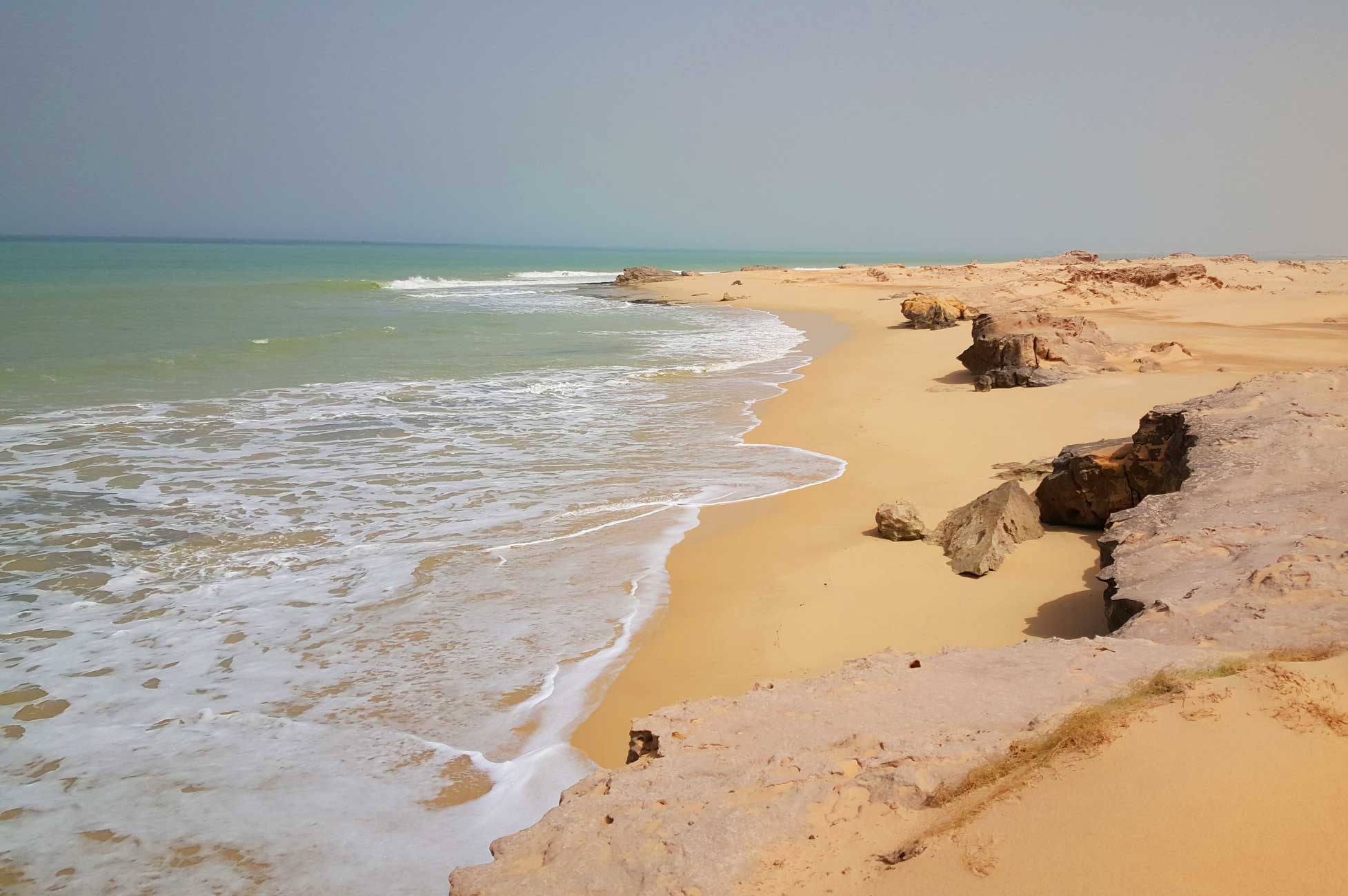 Coast along Mauritania