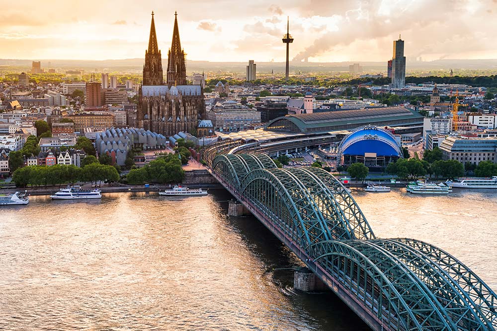 Cologne sunset