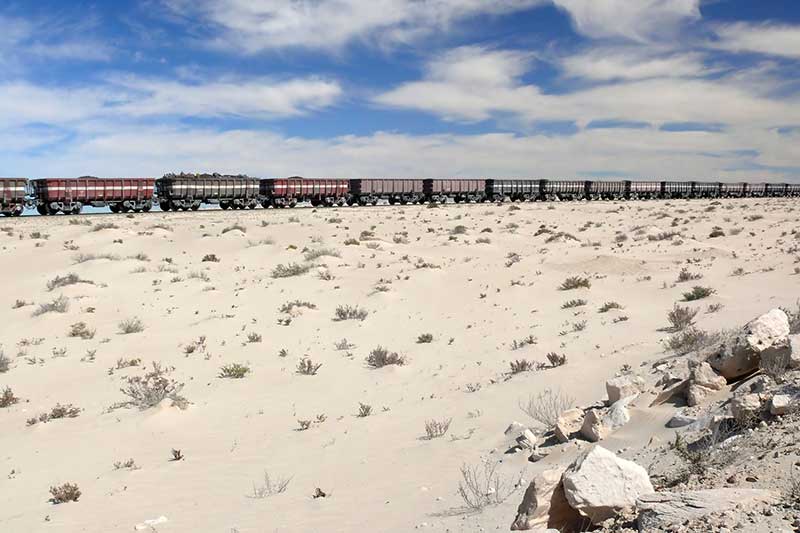 Iron Ore Train in Mauritania