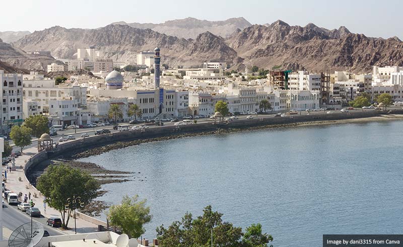 Muscat's old town, Muttrah, Oman