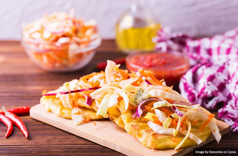 Pupusa - Food in El Salvador