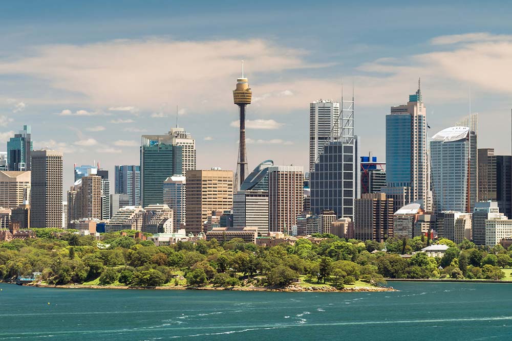 Sydney Tower and skyline