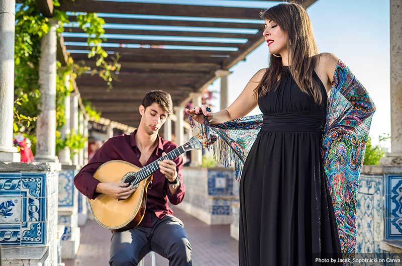 Band performing traditional fado music