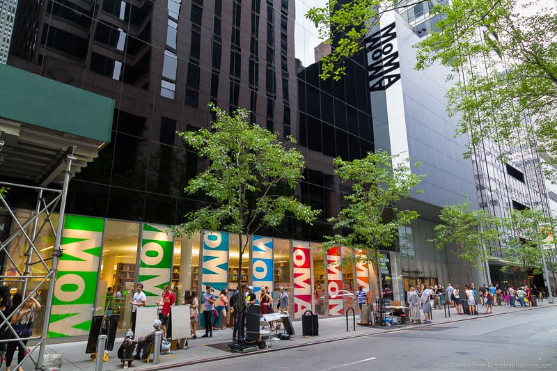 Outside of the MoMA