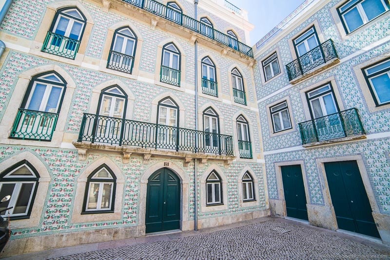 Architecture in Alfama, Lisbon