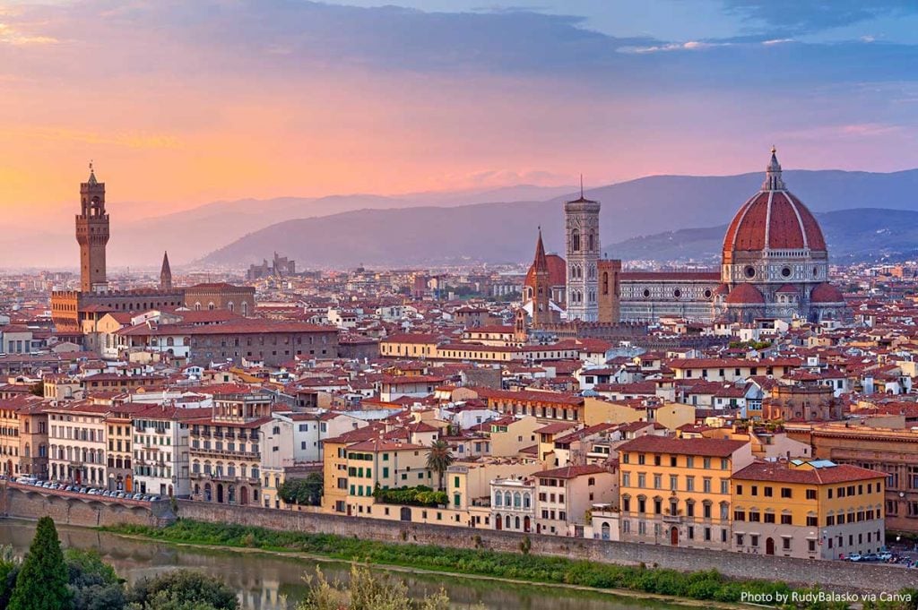 Florence - Skyline at sunset